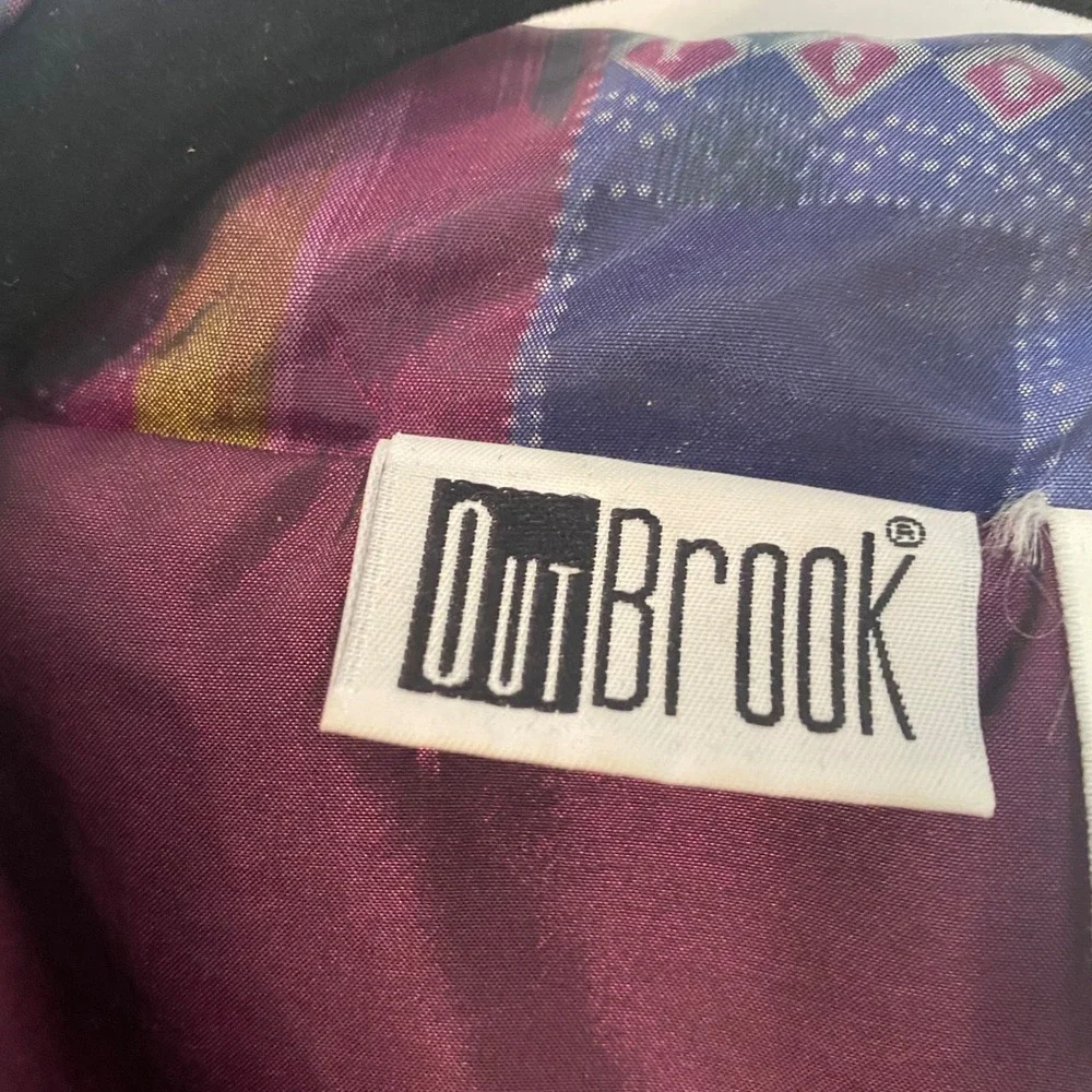 VTG 90s Dunbrooke Colorblock‎ Windbreaker Jacket Teal Purple Pink Mens XL Retro